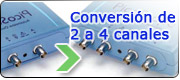 Kit de conversión de 2 a 4 canales