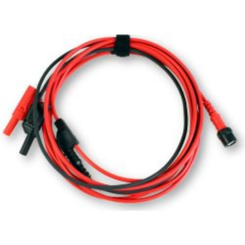 Cable coaxial rojo 3m (TA126) osciloscopio, BNC a 4mm (A)
