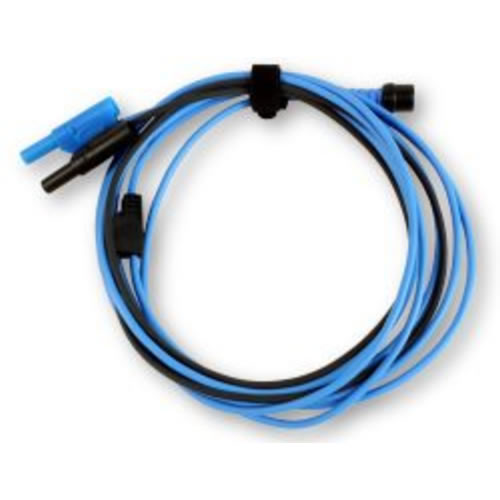 Cable coaxial azul 5 m (TA199), toma BNC a 4mm (A)