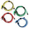 Cable coaxi. amarillo 5m TA202 osciloscopio, toma BNC a 4mm (A)