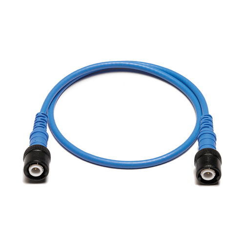 Un cable BNC a BNC de color azul, 50 cm longitud TA243 (A)