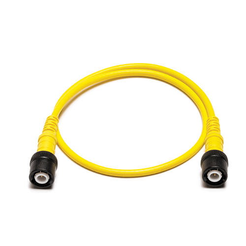 Un cable amarillo de BNC a BNC, 50 cm longitud TA260 (A)